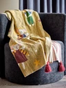 Bloomingville Peo Throw   MULTI COLOURED   160X130 cm