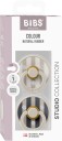 BIBS Studio Colour Block Smokk 2-Pakk Lateks Str 1 Sand Mix