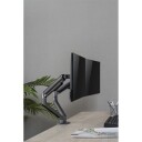 Gembird MA-DA2-05 mounting kit - adjustable arm - for 2 flat panels - space grey