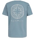 Stone Island T skjorte   Dust Blue m. Trykk   Stone Island   8 år 128   T skjorte   Blå
