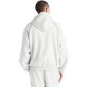 New Balance Linear Graphic Fleece Hoodie   Grey   L