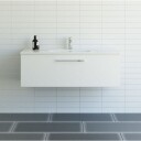 Dansani Mido+ møbelpakke 121x45,5 cm matt hvit
