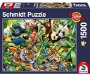 Schmidt Puslespill 57385 Jungelpuslespill 1500 brikker