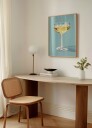 Sparkling Champagne Coupe Plakat / 70x100