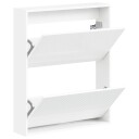 vidaXL Vegghengt skoskap ARNHEM 71 x 17 x 86 cm Konstruert tre