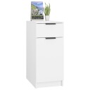 vidaXL Skrivebordskap hvit 33,5x50x75 cm konstruert tre