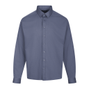 Nigel LS Shirt Denim blue S Bamboo casual shirt