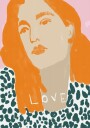 Vibrant portrait Poster Plakat / 40x50cm