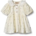 Wheat Babykjole Adele Off white blomster (86 cm)