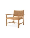 Pivetti lenestol natural teak