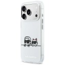 Karl Lagerfeld MagSafe Mobildeksel til iPhone 17 Pro - Peekaboo Logo Hvit