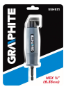 Graphite 1/4" Vinkelbitssocket 90° med Seksankprofil