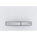 Geberit Sigma 50 Square Betjeningsplate, Hvit/krom