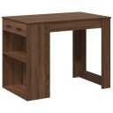  Skrivebord med skuff og hylle 102x62x77,5 cm konstruert tre 8721158575715