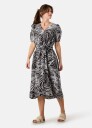 Seaside Hudson Tunic Dress W Black Leaf 44 Kjoler