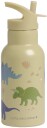 A Little Lovely Company Vannflaske Dinosaurer 350 ml Beige