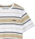 BOSS T skjorte   Stone/Off White   BOSS   6 år 116   T skjorte Beige Hvit