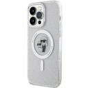 Karl Lagerfeld Karl&Choupette Glitter Magsafe Gjennomsiktig Mobildeksel til iPhone 15 Pro Max 6.7"