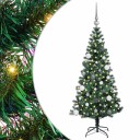  Kunstig Forhåndsopplyst Juletre grønn 150 cm PVC og metall