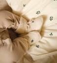 Moonboon Knitted Bonnet And Booties Giftbox   Cream   3 6M62/68CM