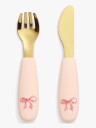 Elodie Tallerken Sett Silikon Rosy Bow