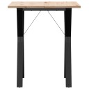  Spisebord Y-ramme 70x70x75 cm heltre furu og støpejern 3282715