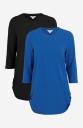 Cellbes Of Sweden Jerseytunika med 3/4 erme 2-pack