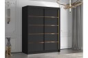 Emet Garderobe 150x200 cm - Svart