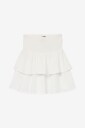 Vero Moda   Skjørt vmNatali HW Smock Short Wvn N   Hvit