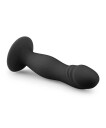Easytoys Black Silicone Suction Cup Dildo