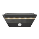 NORDLUX AGENA SOLDREVET VEGGLAMPE LED SORT