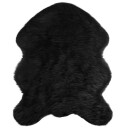  Faux Skinnmatte Tafalla Svart 50 x 80 cm Polyester