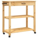  Kjøkkenvogn MONZA 84x40x90 cm heltre furu 376103