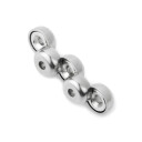 Screw-on magnet Ø 10 x 4,5 mm praktisk magnetfeste