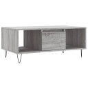  Salongbord grå sonoma 90x50x36,5 cm konstruert tre 8721012109773