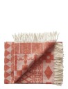 Silkeborg Uldspinderi Teodor Red ASH BROWN/WHITE 130X190CM
