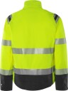 Fristads 4647 GSTP Varseljakke Stretch i varselgul/svart XS, EN ISO 20471