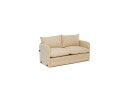 2 seters sovesofa Rubby 128 x 70 x 66 cm Krem   Krem