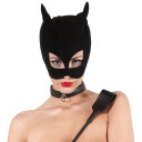 You2Toys Bad Kitty Leather-Look Kattemaske      - Svart