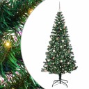  Kunstig Forhåndsopplyst Juletre grønn 240 cm PVC og metall