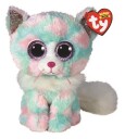 Ty Beanie Boo Plysj Pastellkatt Opal Bamse 15 Cm Fra 3 År