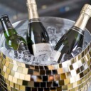 Mikamax Gylden Isbøtte 11 Liter - Discoball-Design