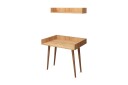 Mod Design Skrivebord 90 cm med Oppbevaring Vegghylle - Tre