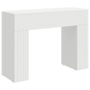 vidaXL Kaffebord Hvit 102 x 35 x 75 cm Konstruert tre