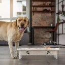 Forhøyet hundemater med benstativ – nakkebeskyttelse