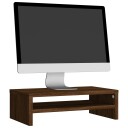 vidaXL Skjermstativ brun eik 42x24x13 cm konstruert tre