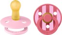BIBS Studio Colour Block Smokk 2-Pakk Lateks Str 2 Baby Pink Coral Mix