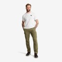 Revolutionrace Herre Overdeler T skjorter Easy T shirt Herre White XS