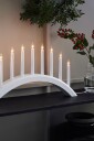 Markslöjd   Lysestake AVENTO 9L   Hvit