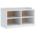  Gangbenk SANDNES hvit 87x40x50 cm heltre furu
